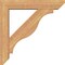 Ekena Millwork Funston Slat Smooth Bracket w/ Offset Brace, Western Red Cedar, 5 1/2"W x 26"D x 26"H BKT0604X26X26FST06SWR - alternate 2